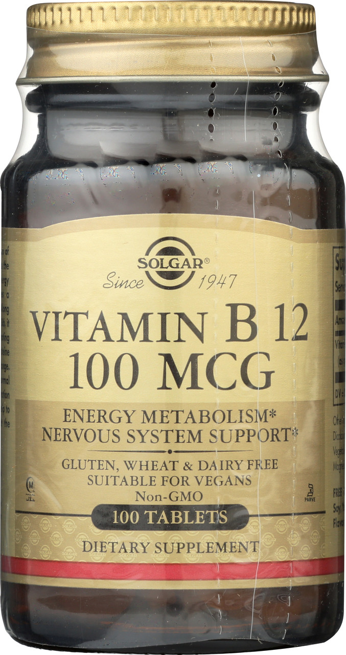 Vitamin B12 100mcg 100 Tablets