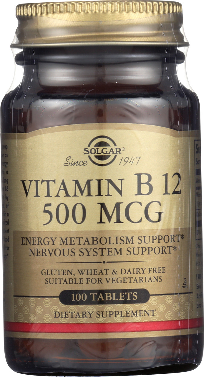 Vitamin B12 500mcg 100 Tablets