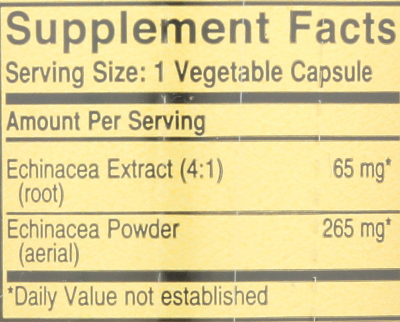 FP Echinacea 100 Vegetable Capsules