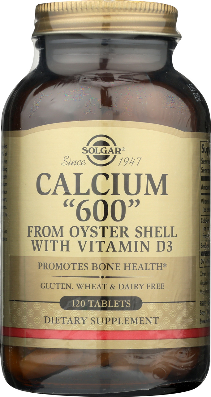 Calcium "600" 120 Tablets from Oyster Shell with Vitamin D3