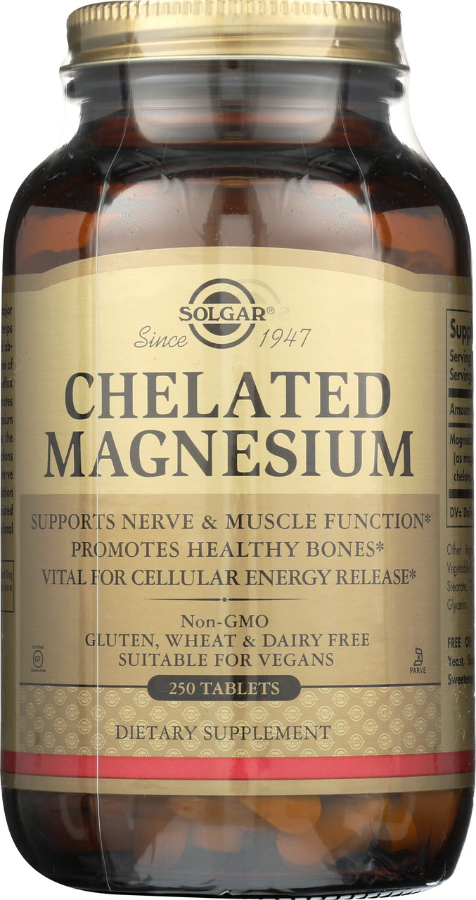 Chelated Magnesium 250 Tablets**