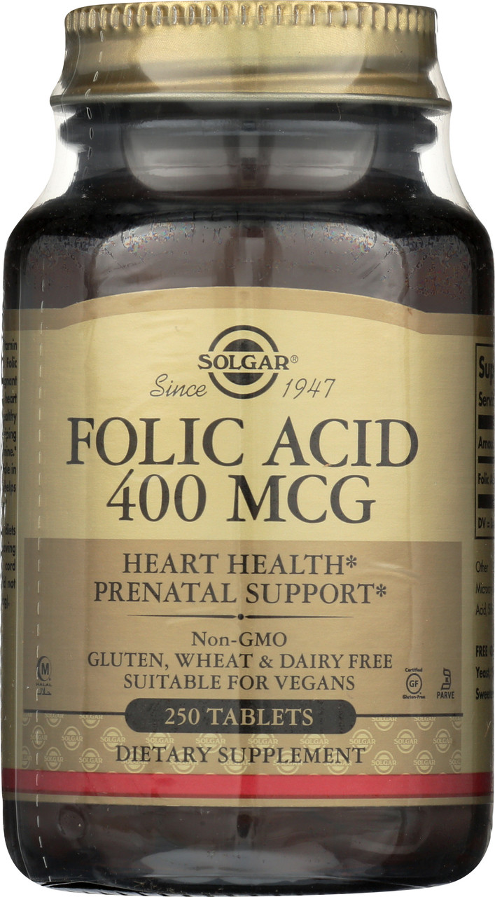 Folic Acid 400mcg 250 Tablets