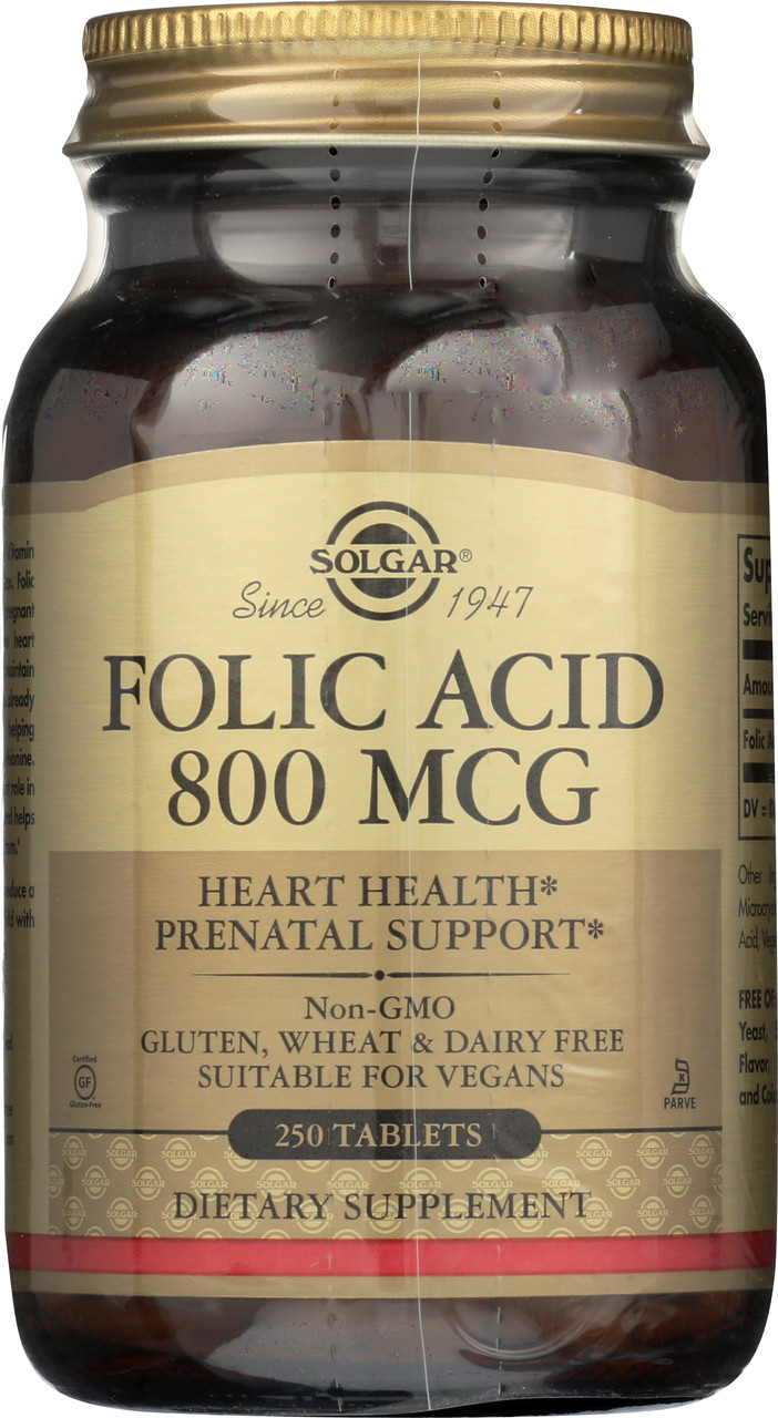 Folic Acid 800mcg 250 Tablets