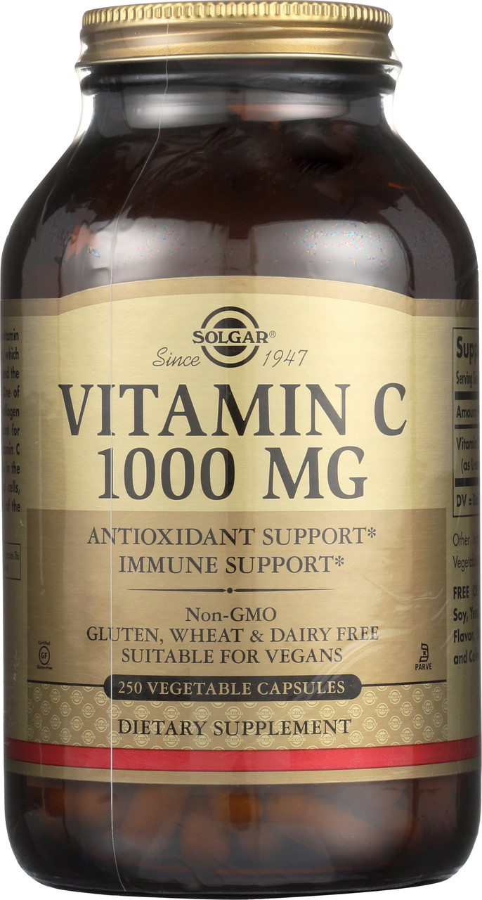 Vitamin C 1000mg 250 Vegetable Capsules