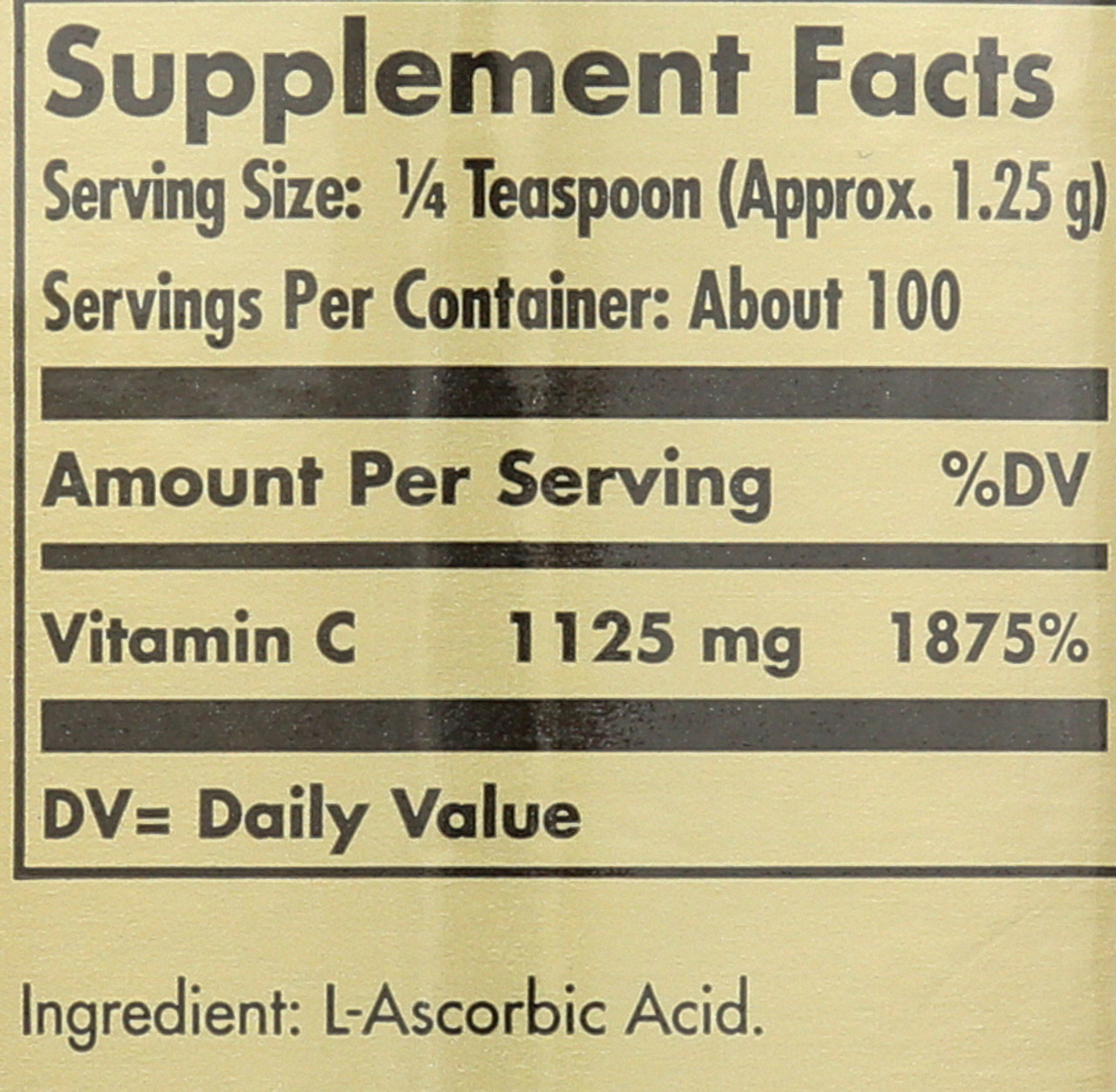 Vitamin C Crystals 4.4 oz