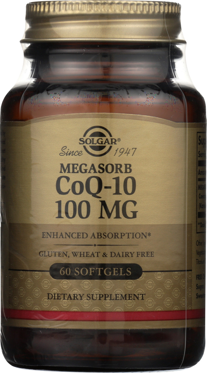 Megasorb CoQ-10 100mg 60 Softgels