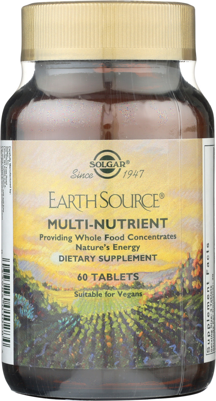 Earth Source Multi-Nutrient 60 Tablets Providing Whole Food Concentrates