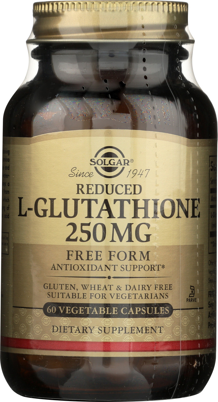 Reduced L-Glutathione 250mg 60 Vegetable Capsules