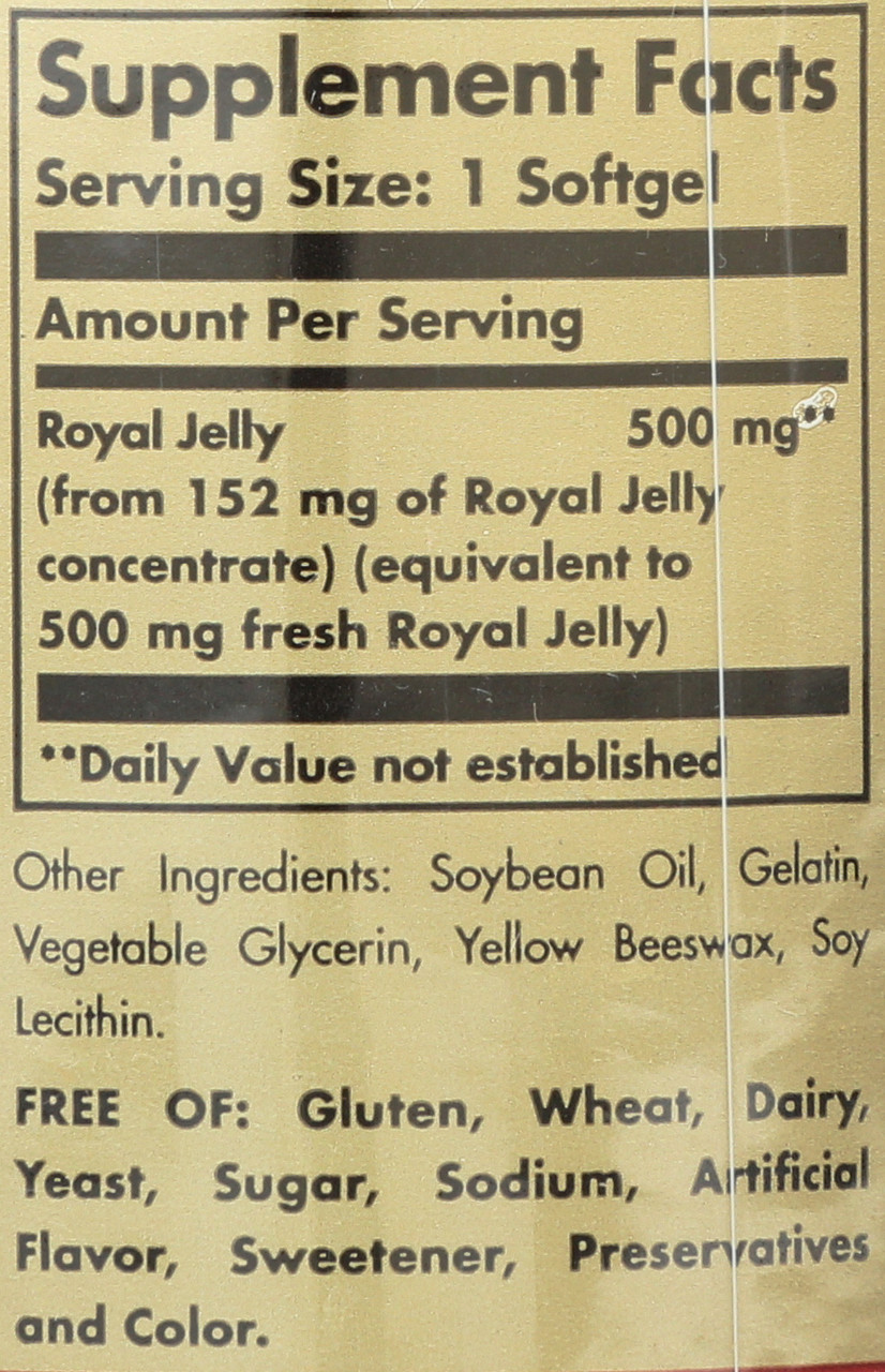 Royal Jelly "500" 60 Softgels