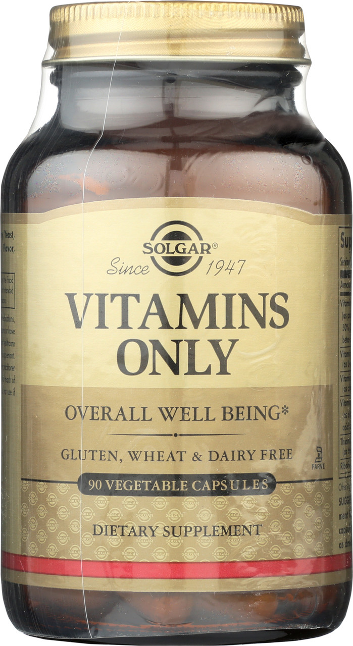 Vitamins Only 90 Vegetable Capsules