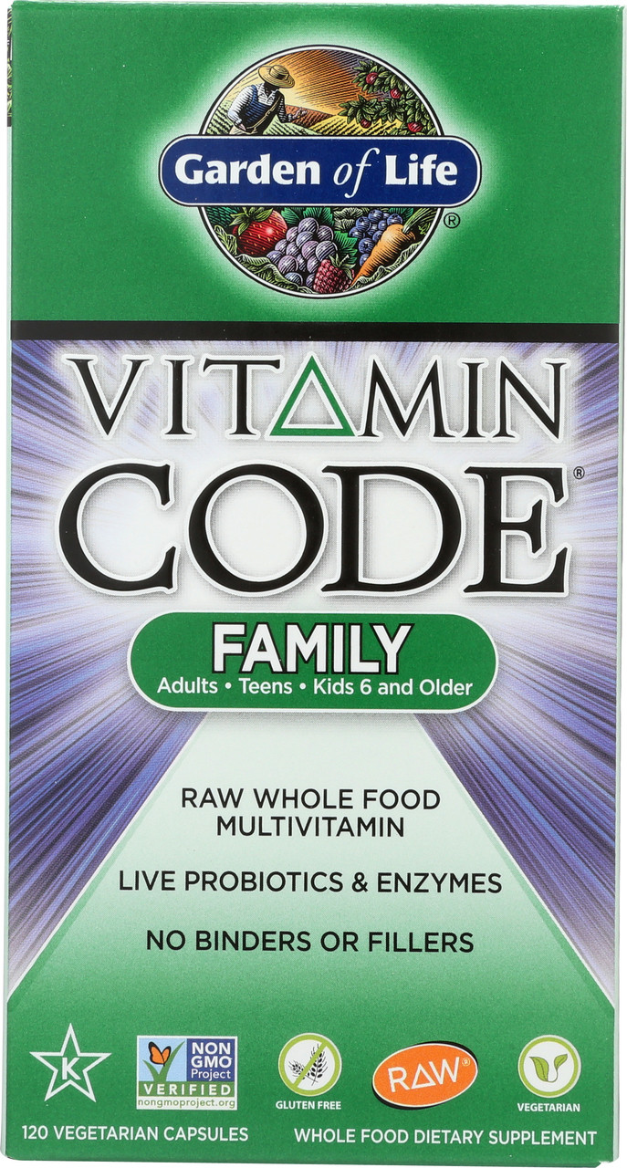 Vitamin Code Family Multi 120 Capsules