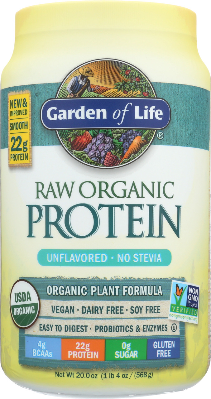 RAW Organic Protein 622g Powder