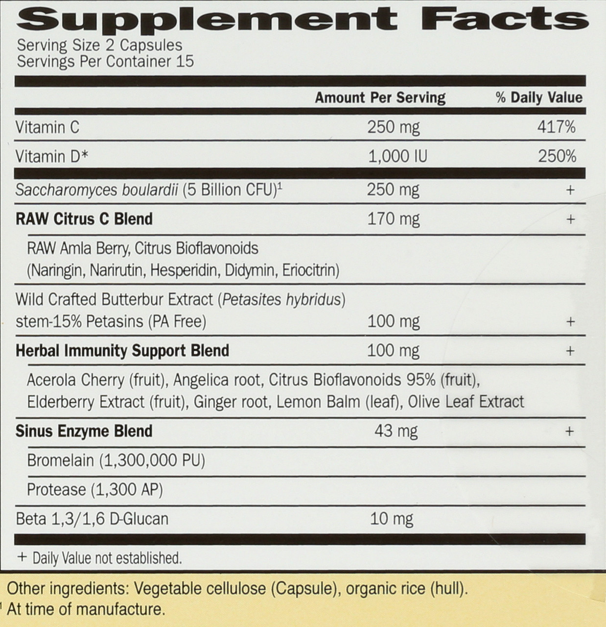 Immune Balance Sinus  30 Capsules