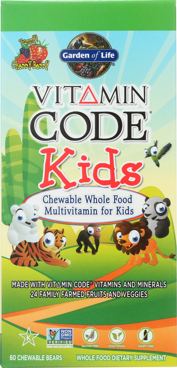 Vitamin Code Kids  60 Chewables