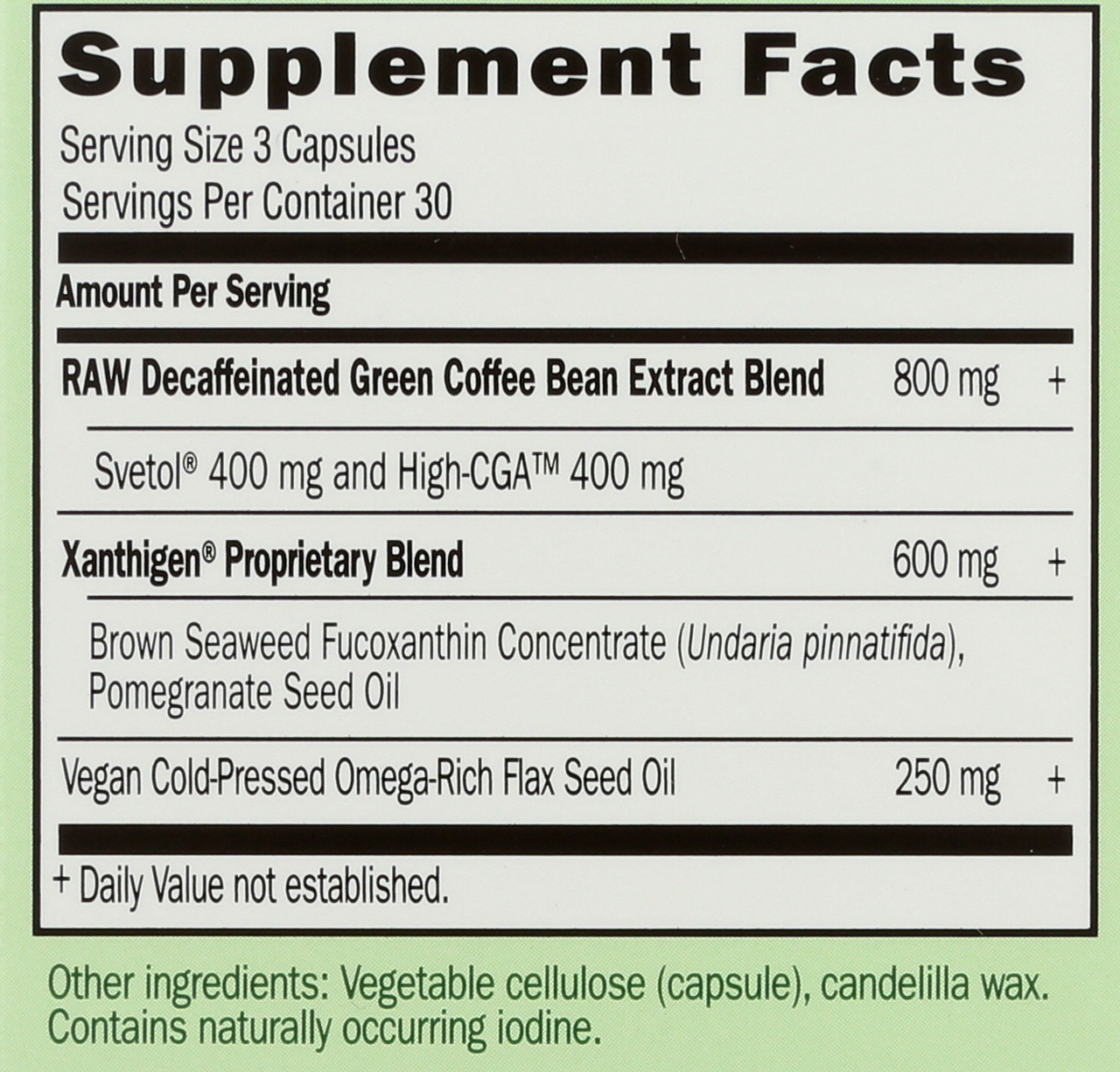 Fucothin Green 90 Capsules