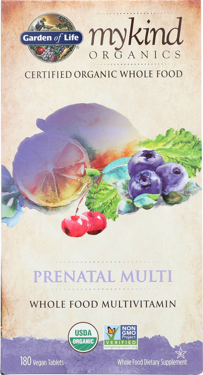 Mykind Organics Prenatal Multi 180 Organic Tablets