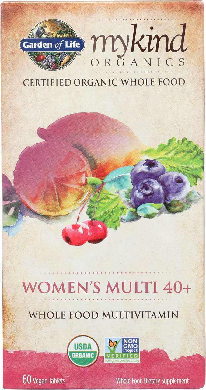 Mykind Organics Women's 40+ Multi 60 Organic Tablets