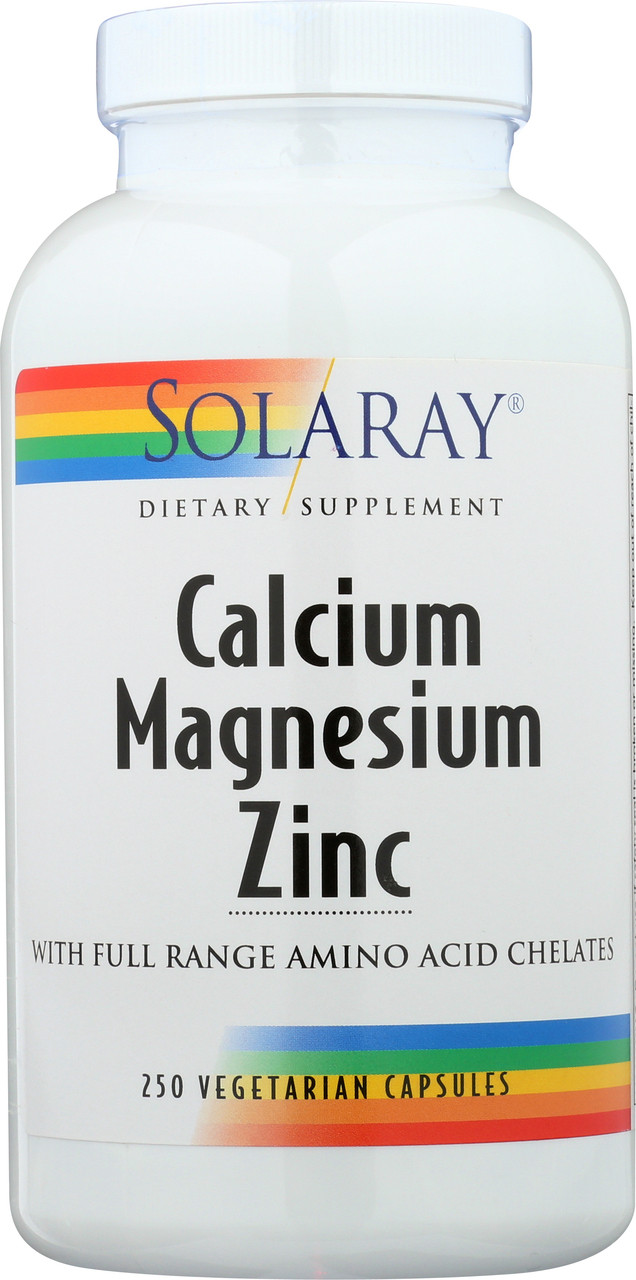 Calcium, Magnesium, Zinc 250 Vegetarian Capsules