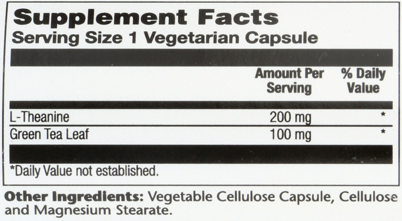 L-Theanine 45 Vegetarian Capsules