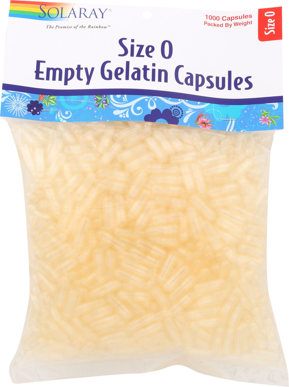 Empty Gelatin Capsules Size 0 1000 Capsules