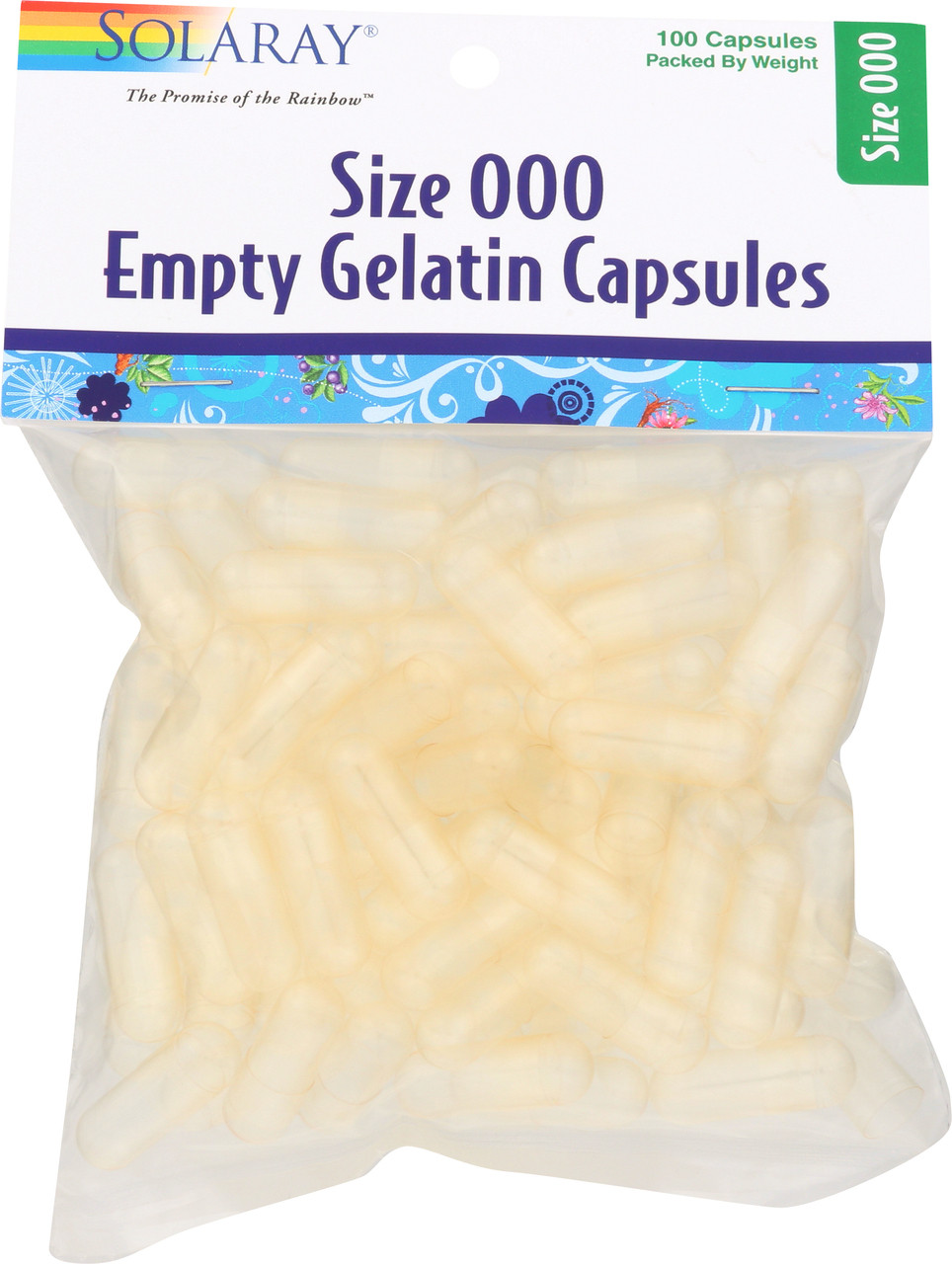 Empty Gelatin Capsules Size 000 100 Capsules