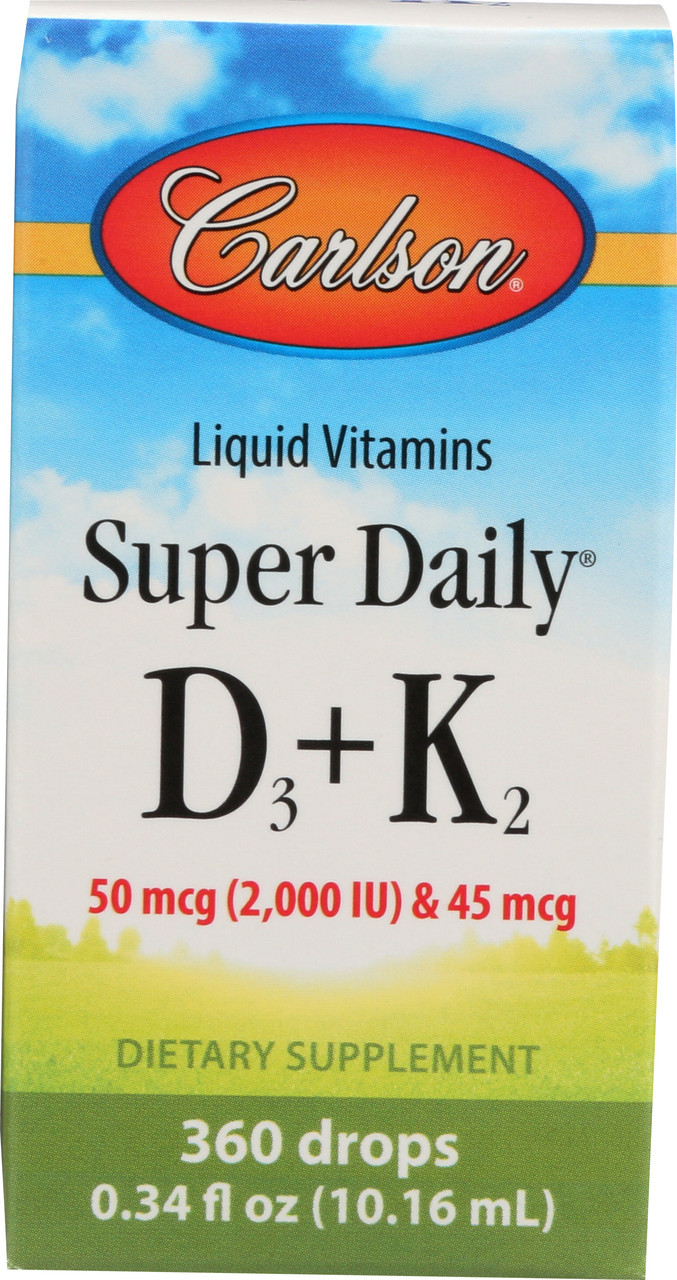 Vitamin D3 + K2 - 50 Mcg Of Vitamin D3 + 90 Mcg Of Vitamin K2 As Mk-7 - 60 Capsules