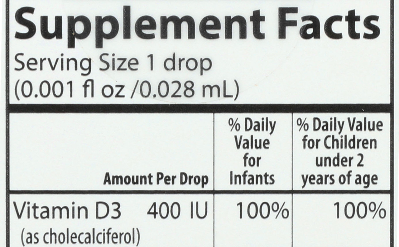 Baby'S ®Super Daily D3 - 400 Iu Per Drop - 0.35 Fluid Ounce