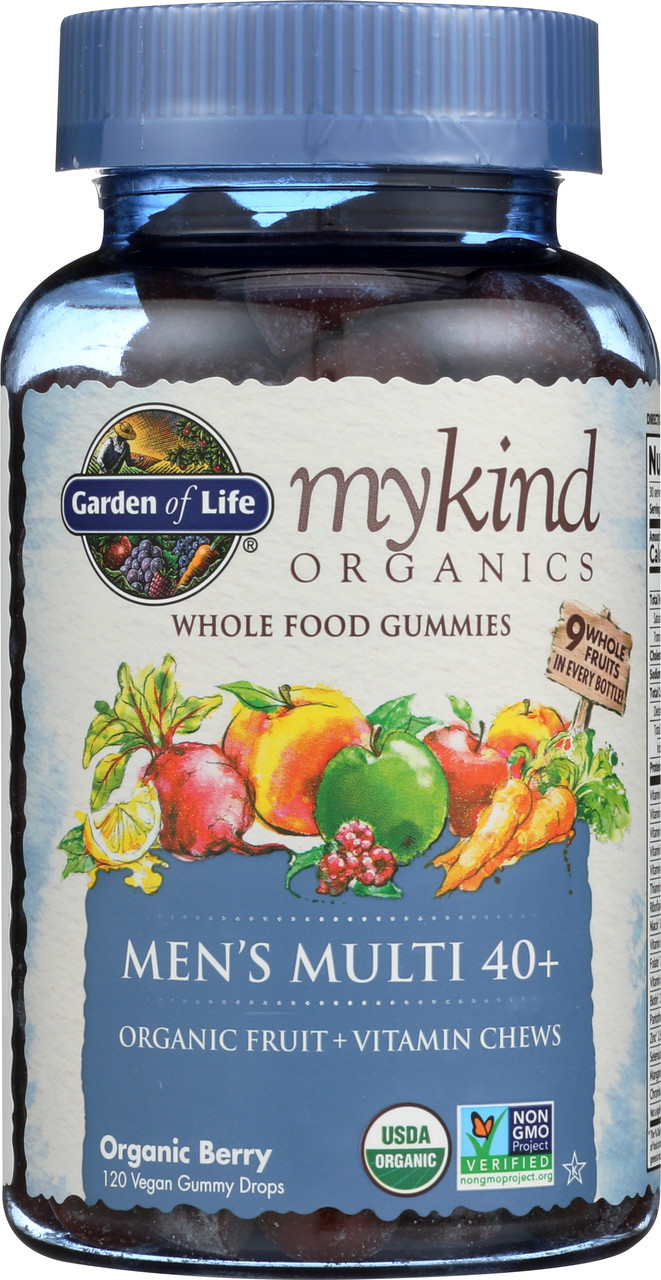 mykind Organics Mens 40 Multi Gummies 120 Count