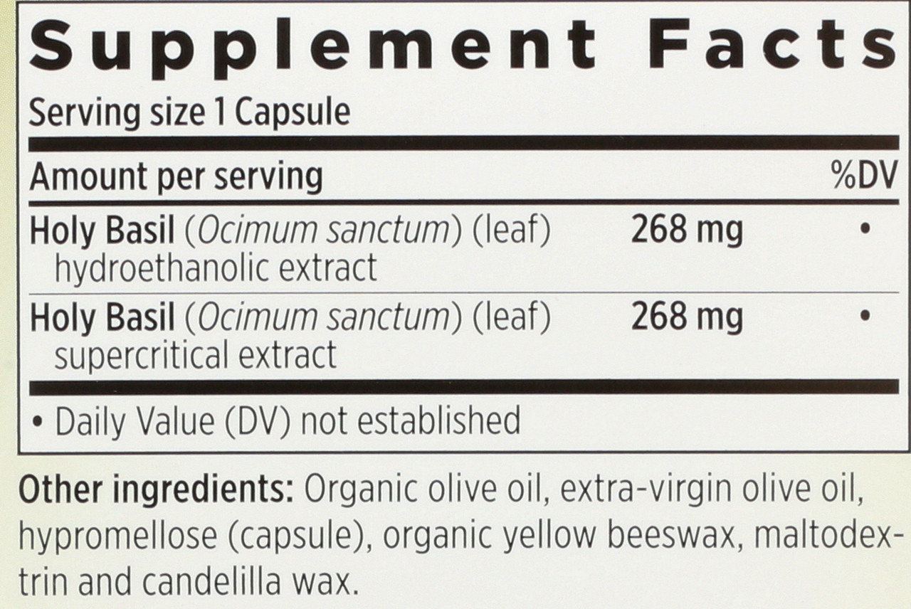 Holy Basil Force 120 Vegetarian Capsules