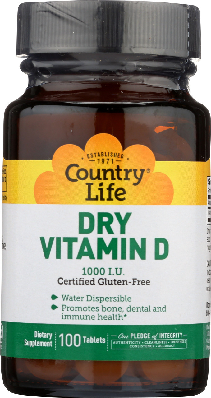 Dry Vitamin D 1000 Iu 100 Tablets