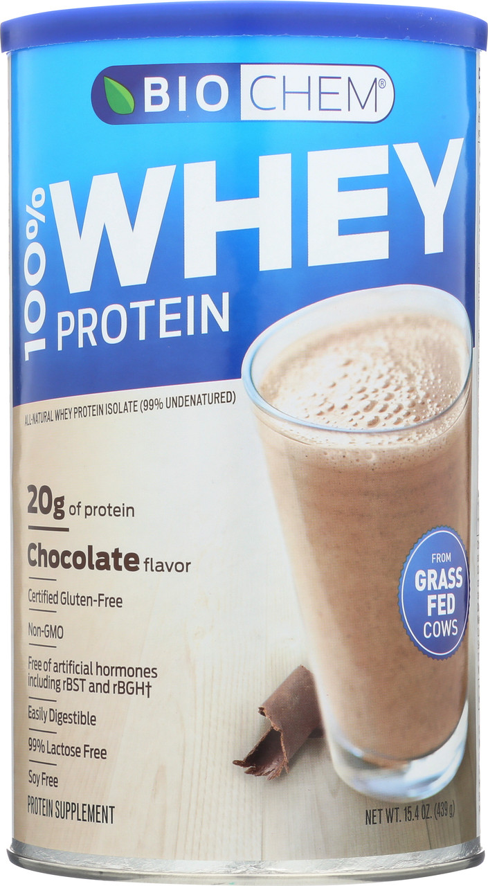 100% Whey Protein Chocolate Protein Supplement 15.4 Oz