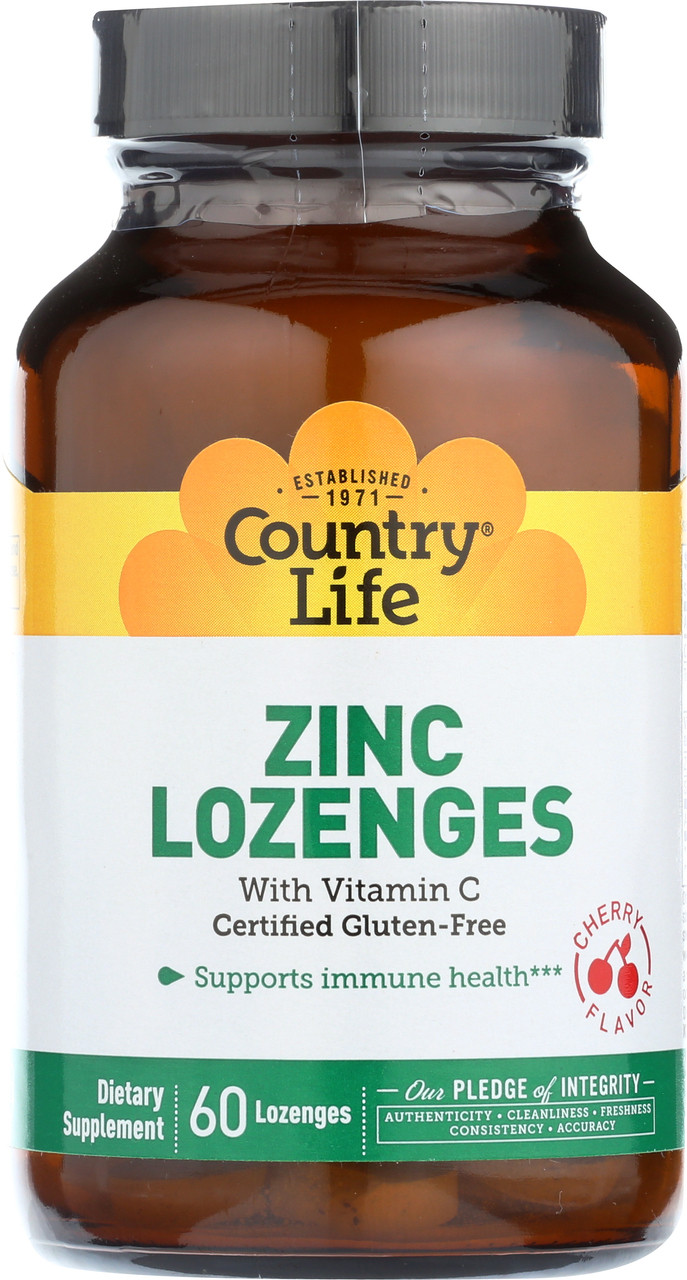 Zinc Lozenges Cherry 60 Lozenges