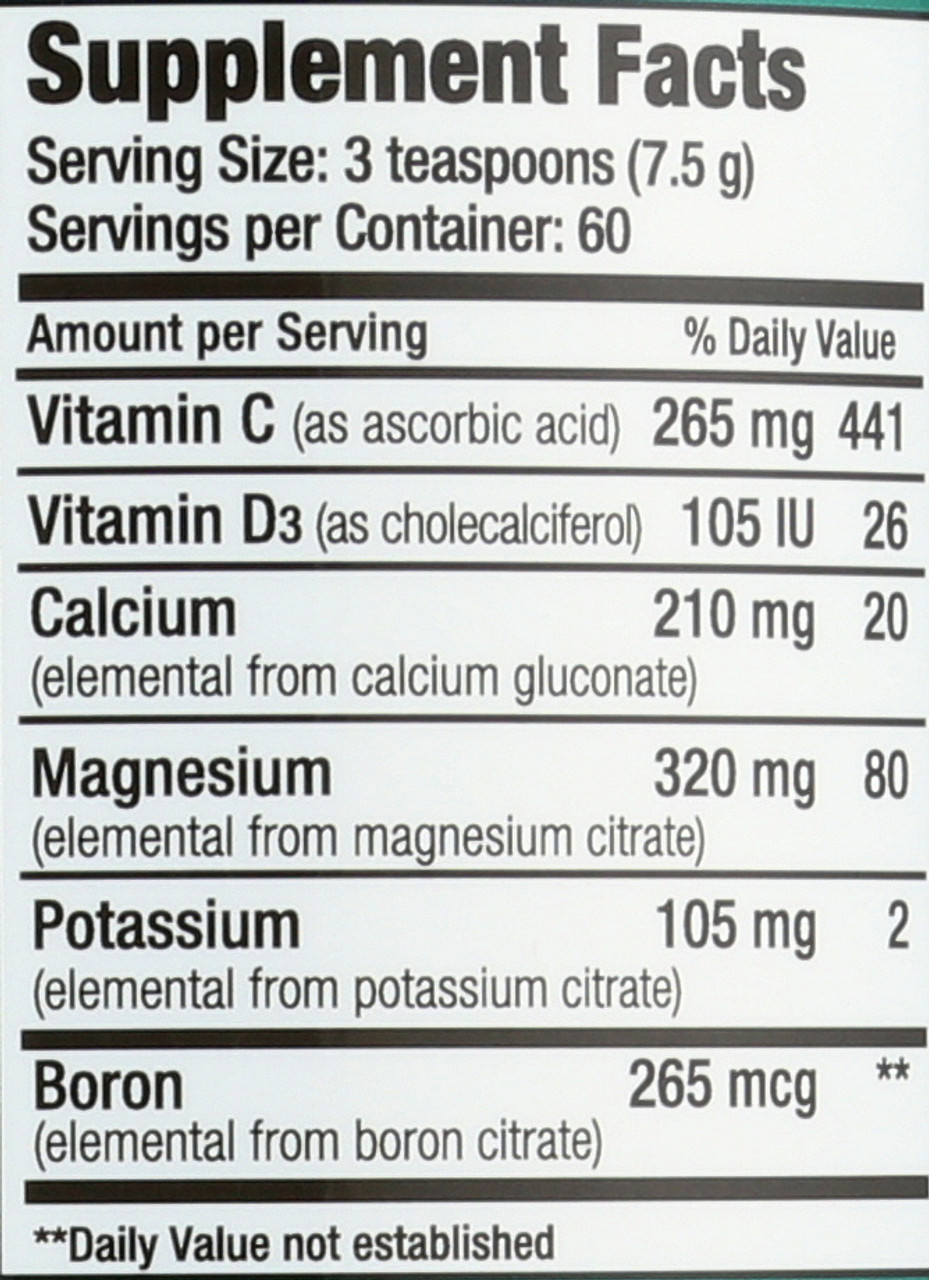 Natural Calm Plus Calcium Raspberry-Lemon Flavor Magnesium-Calcium Drink 16oz 454 G