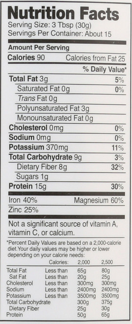 Hemp Protein 15G Organic Superfood 16oz 454 G