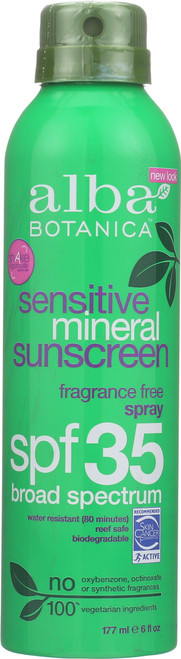 Sunscreen Mineral Very Emollient Frag Free Spf35 Ve Min Frag Free Spf 35 6Oz