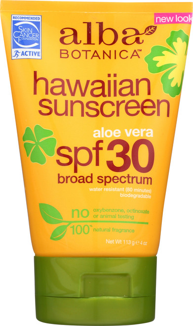 Sun Block Aloe Vera Spf30 Hawaiian Aloe Vera Sun Spf 30