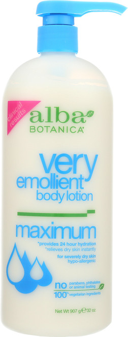 Lotion Very Emollient Maximum Dry Skin Alba Ve Bdy Ltn-Max Dry 32Oz