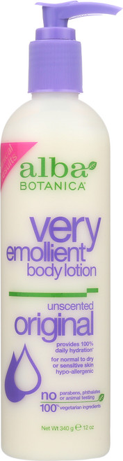 Lotion Very Emollnt Frag Fr Alba Ve Body Ltn-Unscntd 12Oz