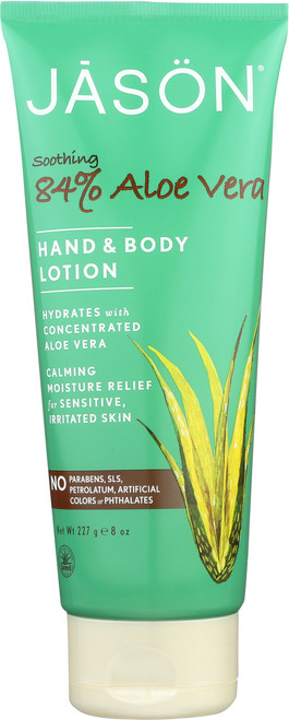 Lotion Hand And Body Aloe Vera Jsn Org Hbl Aloe Vera 84% 12/