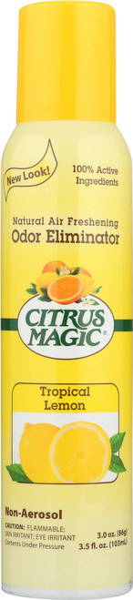 Odor Eliminating Spray Air Freshener Tropical  Lemon