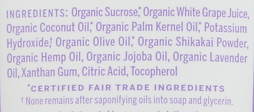 Shaving Soap Lavender Organic 7 Fl oz 207 Ml