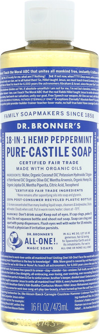 Liquid Soap 18-In-1 Hemp Peppermint