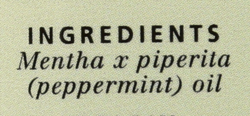 Peppermint, Natural, Essential Oil Peppermint 2 Fl oz 59 Ml