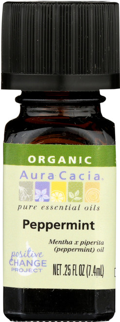 Peppermint, Natural, Certified Organic Essential Oil