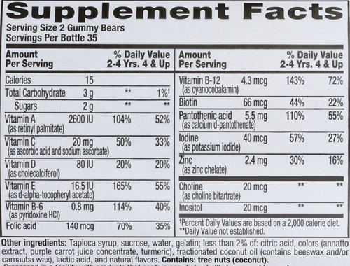 Vitamins Multi Vitamin Children's 70 Gummies