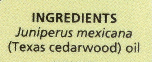 Texas Cedarwood Essential Oil Texas Cedarwood 0.5 Fl oz 15 Ml