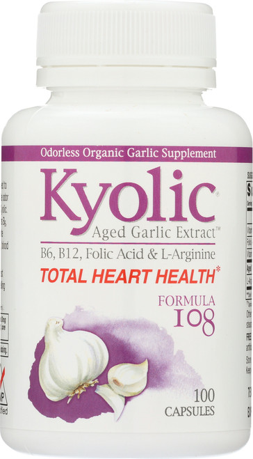 Kyolic Formula 108  Total Heart Health B6, B12, Folic Acid