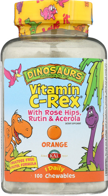 Vitamin C-Rex® Orange 100 Chewables