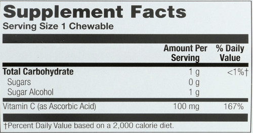 Vitamin C-Rex® Orange 100 Chewables