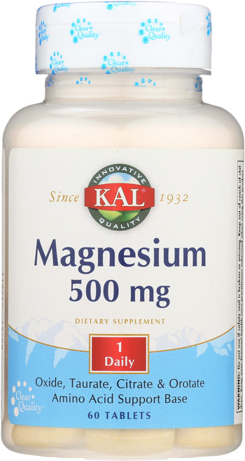 Magnesium Once Daily 500mg 60 Tablet